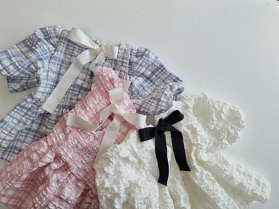 後綁帶泡泡袖 彈性甜美上衣6