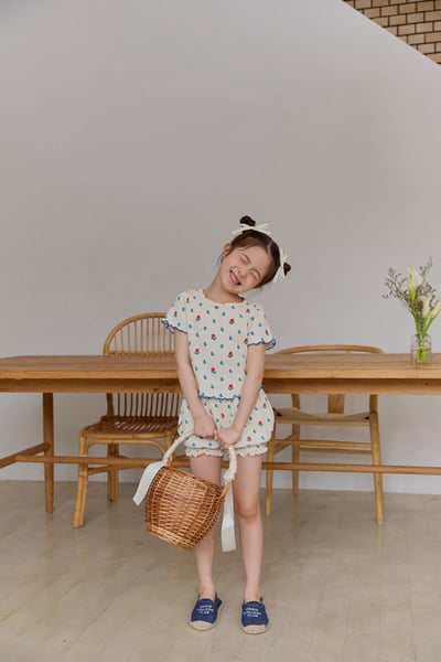 田園風小花朵套裝9