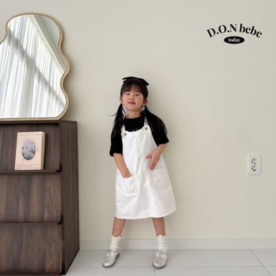 可愛牛仔吊帶裙1