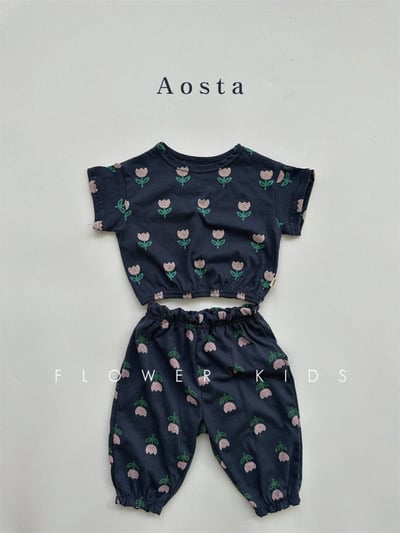 草帽花朵防蚊褲3