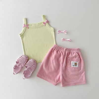 蝴蝶結細肩帶小背心5