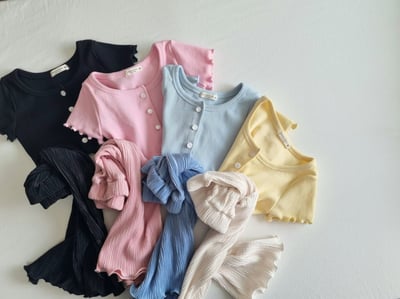 木耳花邊垂墜休閒褲1