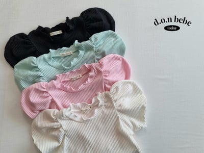 立體針織澎澎袖上衣7