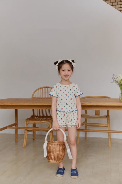 田園風小花朵套裝8