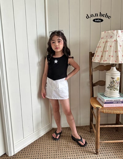 星星無袖背心 下擺造型剪裁1