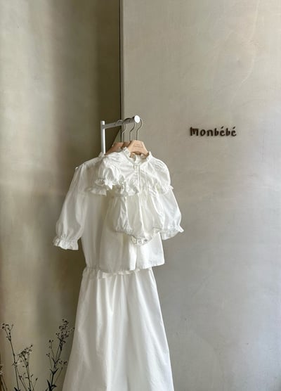 公主袖套裝爬服10