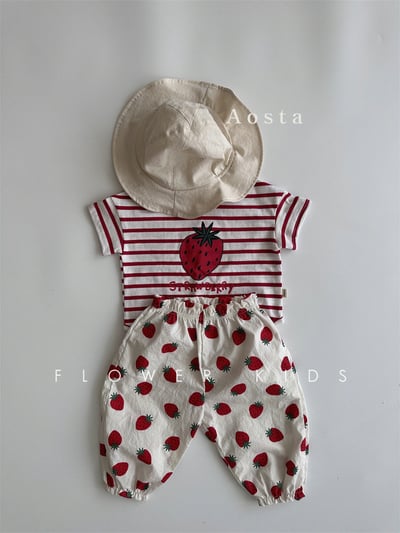 草帽花朵防蚊褲4