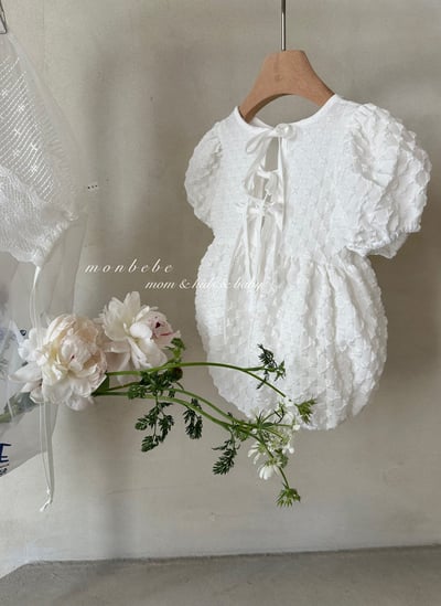 小格紋套裝爬服2