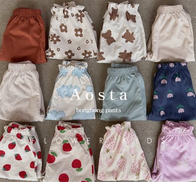 草帽花朵防蚊褲1