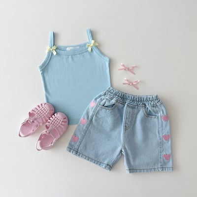 蝴蝶結細肩帶小背心11