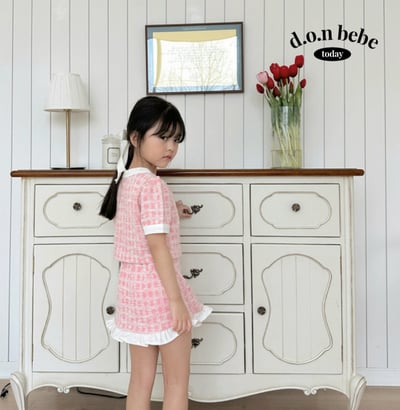 氣質小香風 滾邊裙套裝2