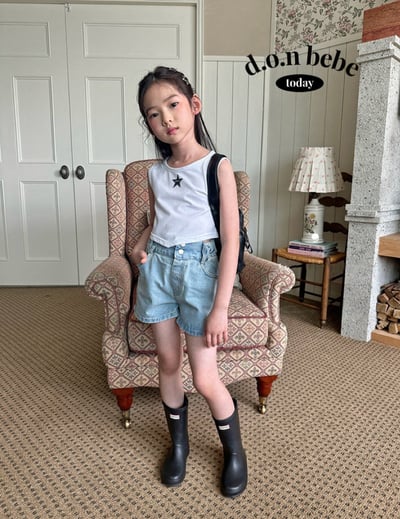 星星無袖背心 下擺造型剪裁2