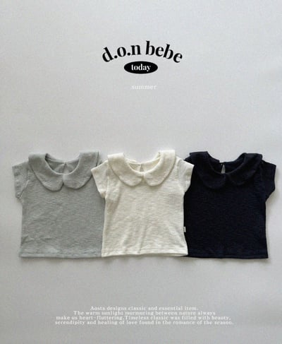 素色荷葉領上衣1