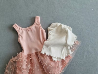 芭蕾舞伶 連身無袖蓬蓬裙15