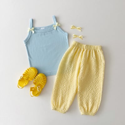 蝴蝶結細肩帶小背心14