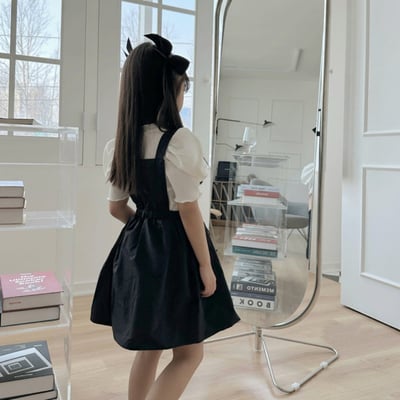 立體針織澎澎袖上衣5