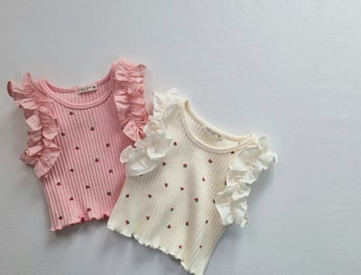 荷葉滾邊無袖上衣6