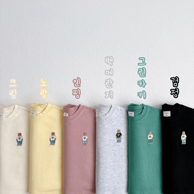 休閒小熊 T 恤11