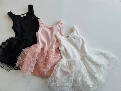 芭蕾舞伶 連身無袖蓬蓬裙7