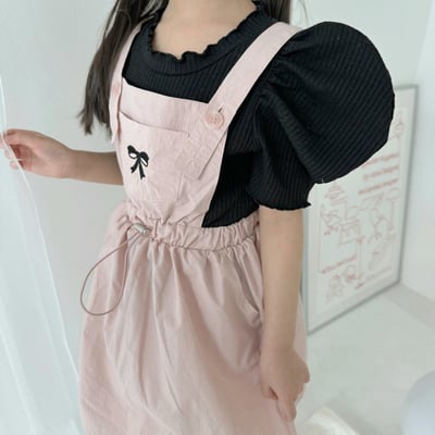 立體針織澎澎袖上衣2