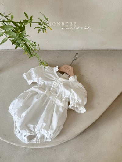 公主袖套裝爬服1