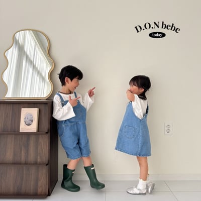 休閒吊帶牛仔褲3