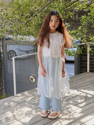 洋氣喇叭牛仔褲2