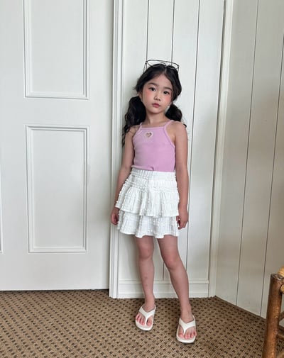 鑲珍珠 鏤空愛心細肩帶1