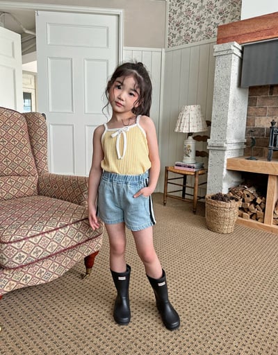 軟萌蝴蝶結細肩帶小可愛4