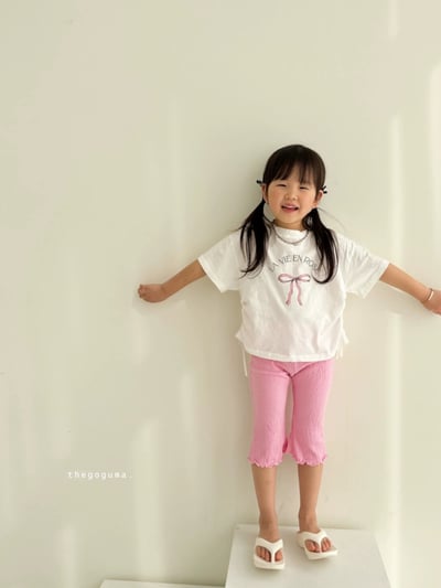 寬鬆字母蝴蝶結上衣3