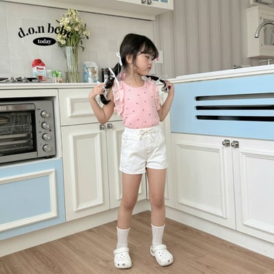 荷葉滾邊無袖上衣3