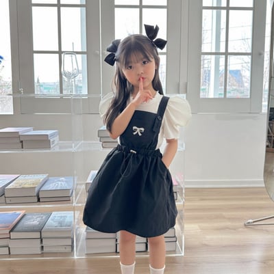 立體針織澎澎袖上衣4