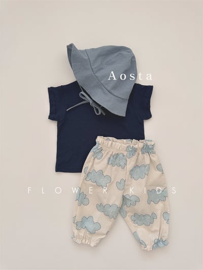 草帽花朵防蚊褲2