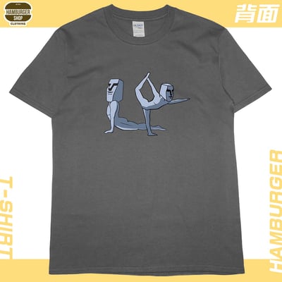 瑜珈摩艾(短T)Hamburger T-shirt shop10