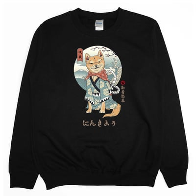 俠義犬(大學T)Hamburger T-Shirt Shop4