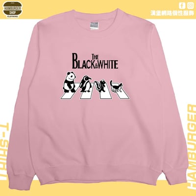 黑白動物(大學T)Hamburger T-shirt shop6