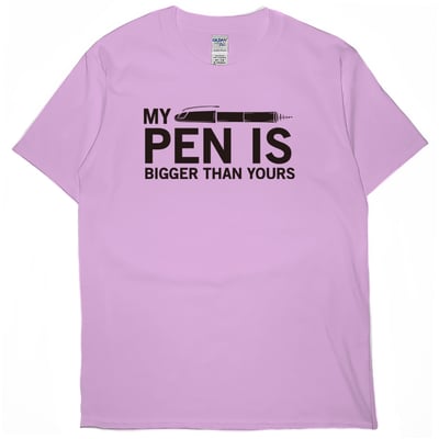 MY PEN IS BIGGER(短T)Hamburger T-shirt shop6