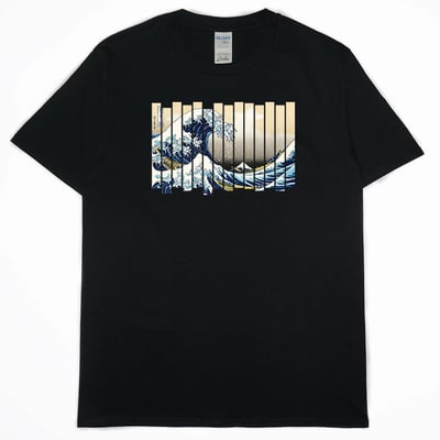 分割海浪(短T)Hamburger T-shirt shop2