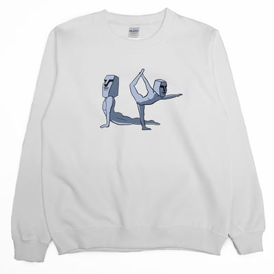 瑜珈摩艾(大學T)Hamburger T-Shirt Shop2