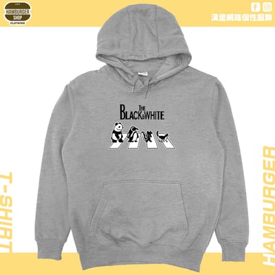 黑白動物(帽T)Hamburger T-shirt shop3