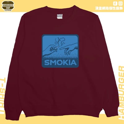 SMOKIA(大學T)Hamburger T-shirt shop11