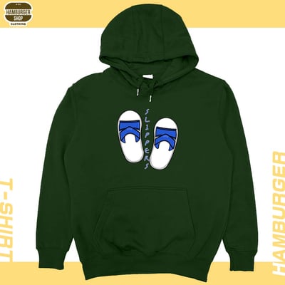 Slippers(帽T)Hamburger T-shirt shop7