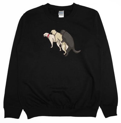 三隻狗(大學T)Hamburger T-Shirt Shop4