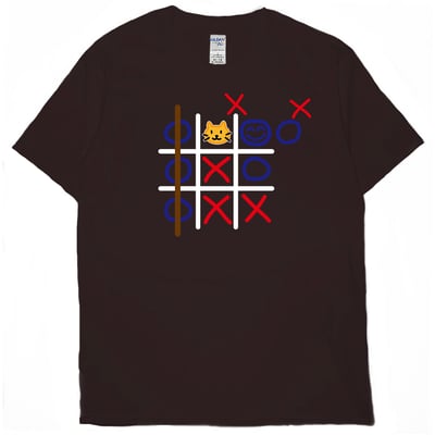 井字遊戲(短T)Hamburger T-shirt shop6