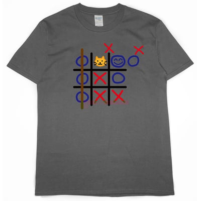 井字遊戲(短T)Hamburger T-shirt shop8