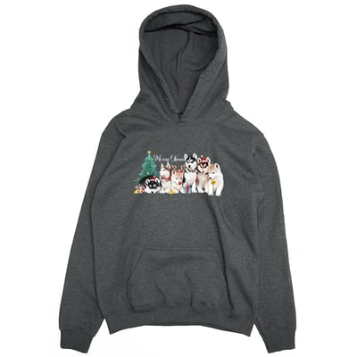 聖誕哈士奇(帽T)Hamburger T-Shirt Shop2