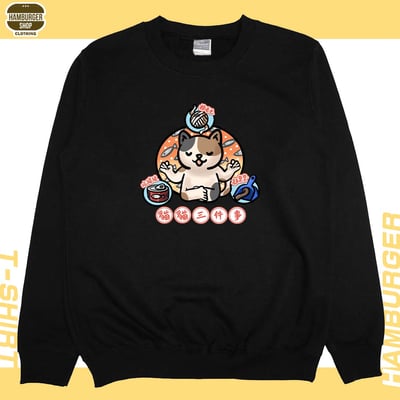 貓貓三件事(大學T)Hamburger T-shirt shop3