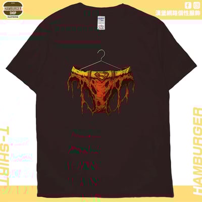 正義胖次(戰損版)(短T)Hamburger T-shirt shop12