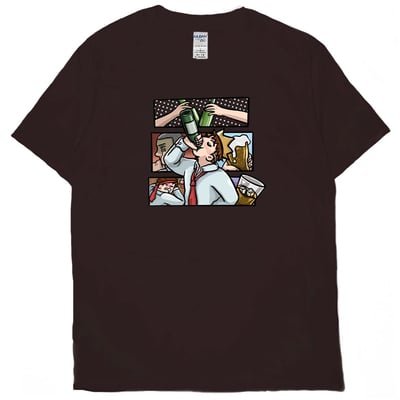 飲水日常(短T)Hamburger T-shirt shop(NEW)18