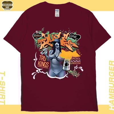 如果早知道(短T)Hamburger T-shirt shop9